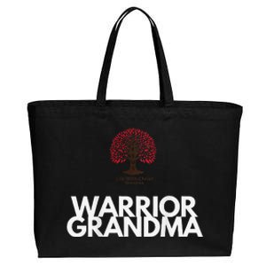 Warrior Grandma Cotton Canvas Jumbo Tote