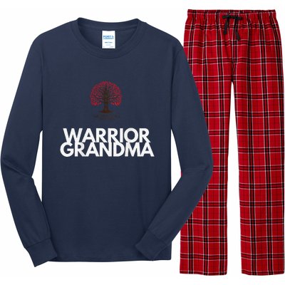 Warrior Grandma Long Sleeve Pajama Set