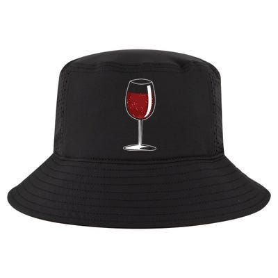 Wine Glass With Red Wine Cool Comfort Performance Bucket Hat