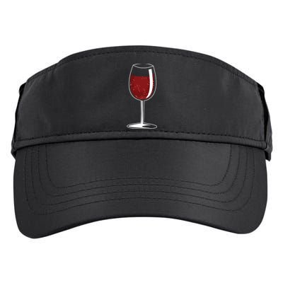 Wine Glass With Red Wine Adult Drive Performance Visor