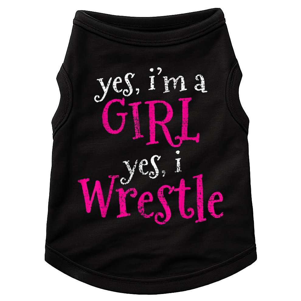 Wrestler Girl Wrestling Vintage Doggie Tank