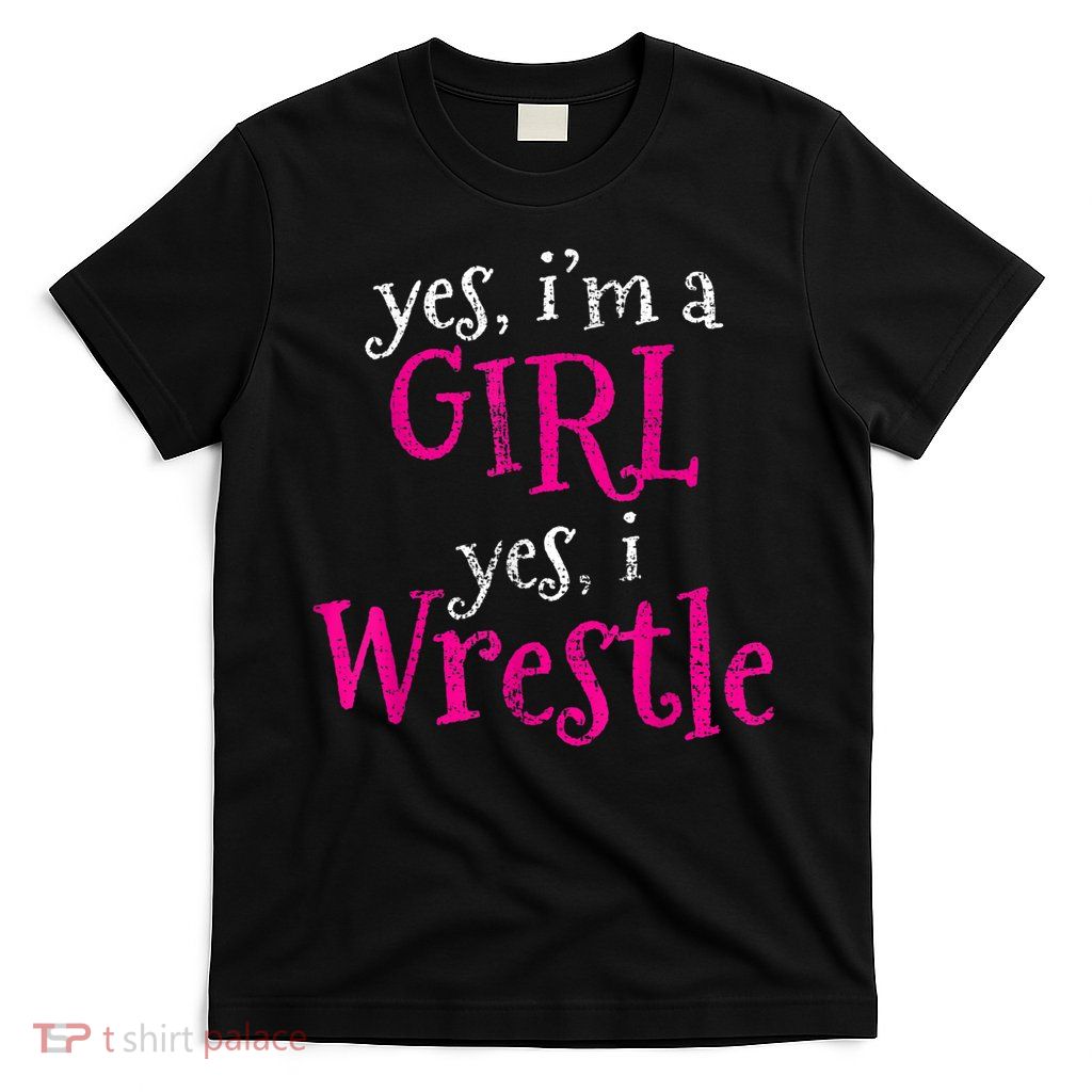 Wrestler Girl Wrestling Vintage T-Shirt