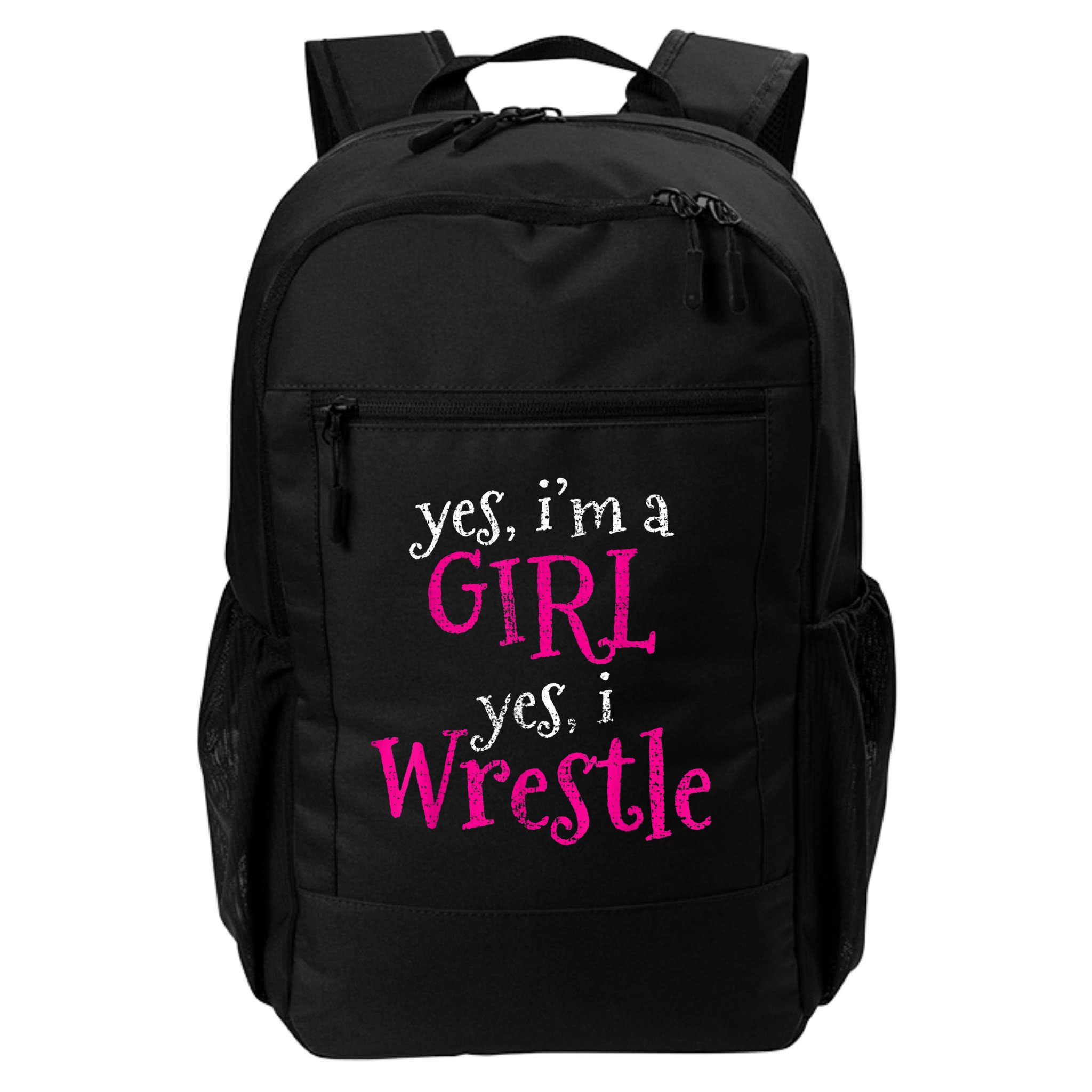 Wrestler Girl Wrestling Vintage Backpack