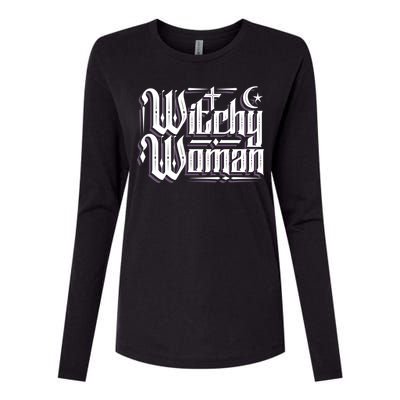 Witchy Gift Wicca Moon Great Gift Womens Cotton Relaxed Long Sleeve T-Shirt