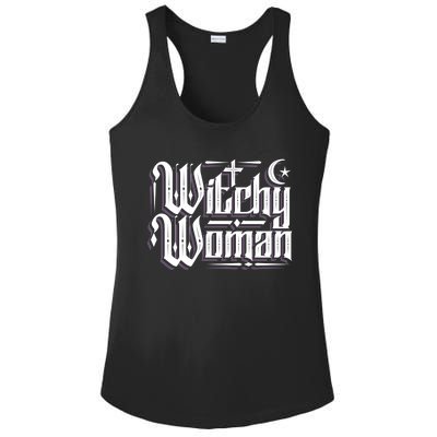 Witchy Gift Wicca Moon Great Gift Ladies PosiCharge Competitor Racerback Tank