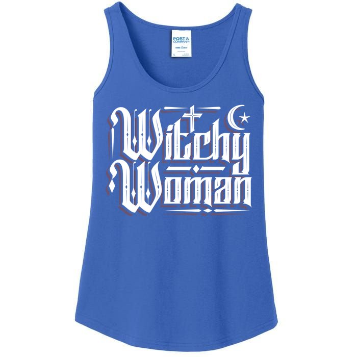 Witchy Gift Wicca Moon Great Gift Ladies Essential Tank