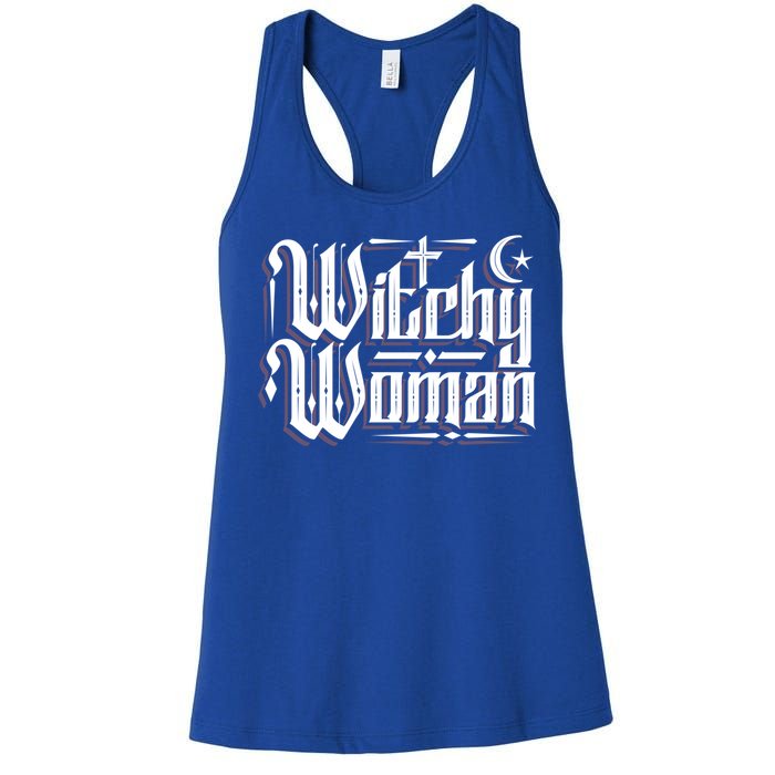 Witchy Gift Wicca Moon Great Gift Women's Racerback Tank