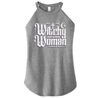 Witchy Gift Wicca Moon Great Gift Women's Perfect Tri Rocker Tank