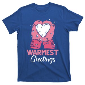 Warmest Greetings Winter Snow Snowy Climate Ice Cold Season Gift T-Shirt