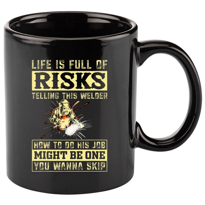 Welding Gear Welder 11oz C Handle Ceramic Mug