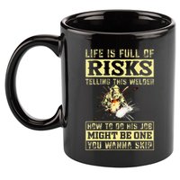 Welding Gear Welder 11oz C Handle Ceramic Mug
