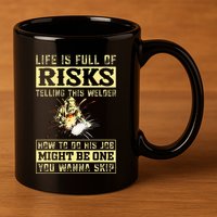 Welding Gear Welder 11oz C Handle Ceramic Mug