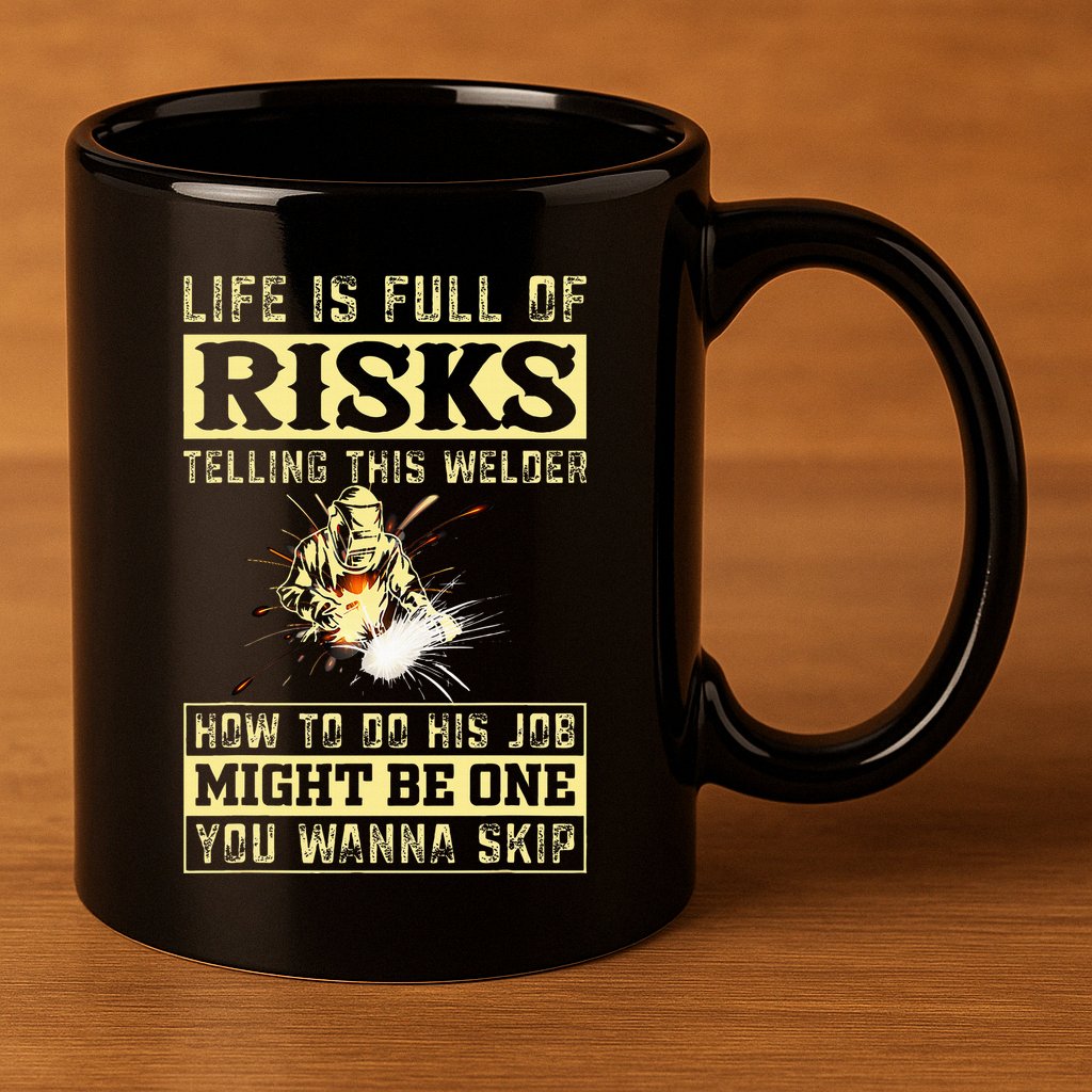Welding Gear Welder 11oz C Handle Ceramic Mug