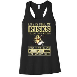 Welding Gear Welder Women's Racerback Tank