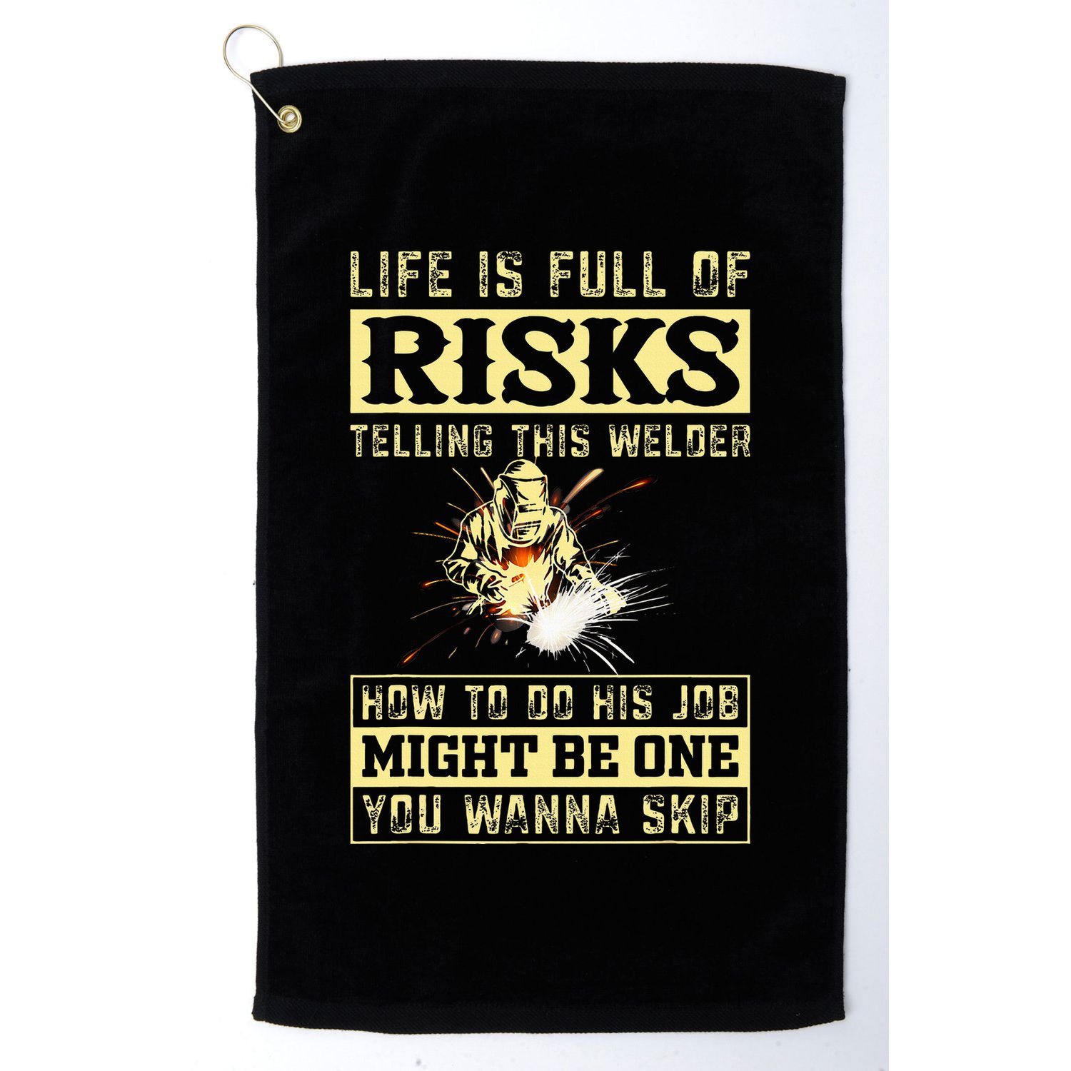 Welding Gear Welder Golf Towel