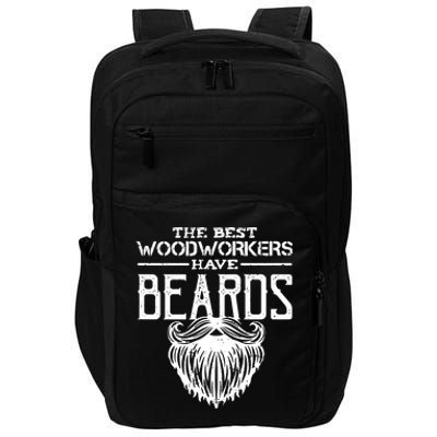 Woodworking Gift Woodworker Carpentry Beard Impact Tech Backpack