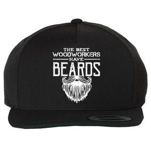 Woodworking Gift Woodworker Carpentry Beard Wool Snapback Cap