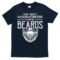 Woodworking Gift Woodworker Carpentry Beard T-Shirt