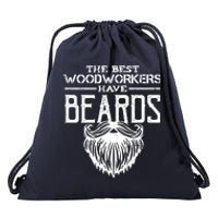 Woodworking Gift Woodworker Carpentry Beard Drawstring Bag