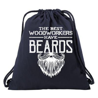 Woodworking Gift Woodworker Carpentry Beard Drawstring Bag