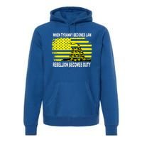 Whentyrannybecomeslawrebellionbecomesdutysnake Gift Premium Hoodie