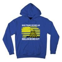 Whentyrannybecomeslawrebellionbecomesdutysnake Gift Tall Hoodie