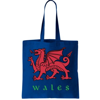 Wales Gift Welsh Red Dragon Cymru Tote Bag