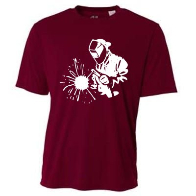 Welder Graduation Cooling Performance Crew T-Shirt