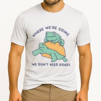 WeRe Going We DonT Need Roads Cooling Performance Crew T-Shirt