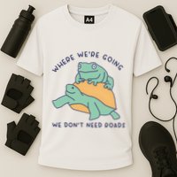 WeRe Going We DonT Need Roads Cooling Performance Crew T-Shirt