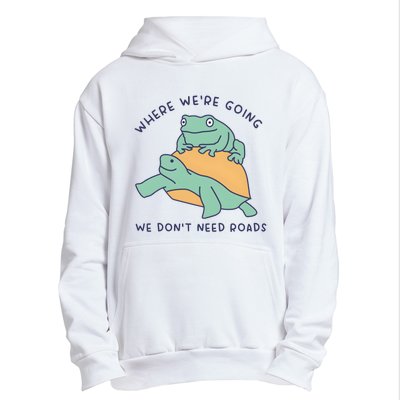 WeRe Going We DonT Need Roads Urban Pullover Hoodie