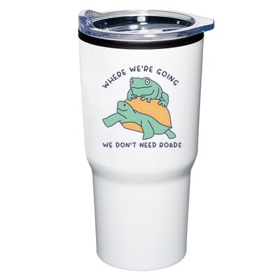 WeRe Going We DonT Need Roads Tumbler