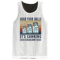 Womens Grab Your Balls Its Canning Season Mesh Reversible Basketball Jersey Tank