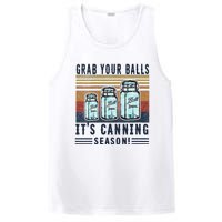 Womens Grab Your Balls Its Canning Season PosiCharge Competitor Tank