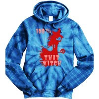 Witch Halloween 100% That Witch Halloween Witch Decorations Cool Gift Tie Dye Hoodie