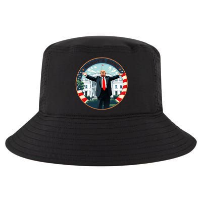 White House 2024 President 47 Daddys Home Funny Donald Trump Cool Comfort Performance Bucket Hat