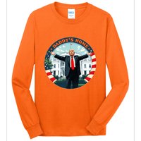 White House 2024 President 47 Daddys Home Funny Donald Trump Long Sleeve Shirt