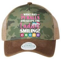 What Has 75 Balls And Keeps The Ladies Smiling Bingo Player Legacy Tie Dye Trucker Hat