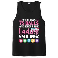 What Has 75 Balls And Keeps The Ladies Smiling Bingo Player PosiCharge Competitor Tank