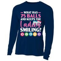 What Has 75 Balls And Keeps The Ladies Smiling Bingo Player Cooling Performance Long Sleeve Crew