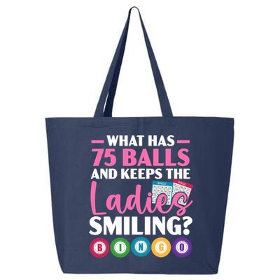 What Has 75 Balls And Keeps The Ladies Smiling Bingo Player 25L Jumbo Tote