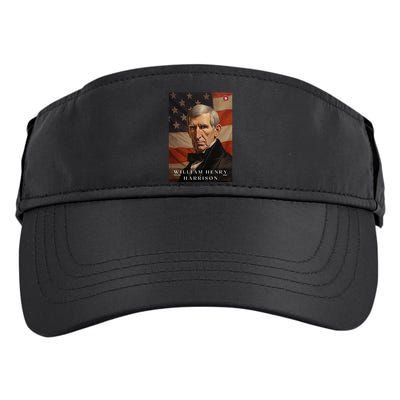 William Harrison 9th President Of The United States Portrait Adult Drive Performance Visor
