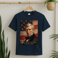 William Harrison 9th President Of The United States Portrait T-Shirt