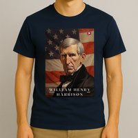 William Harrison 9th President Of The United States Portrait T-Shirt