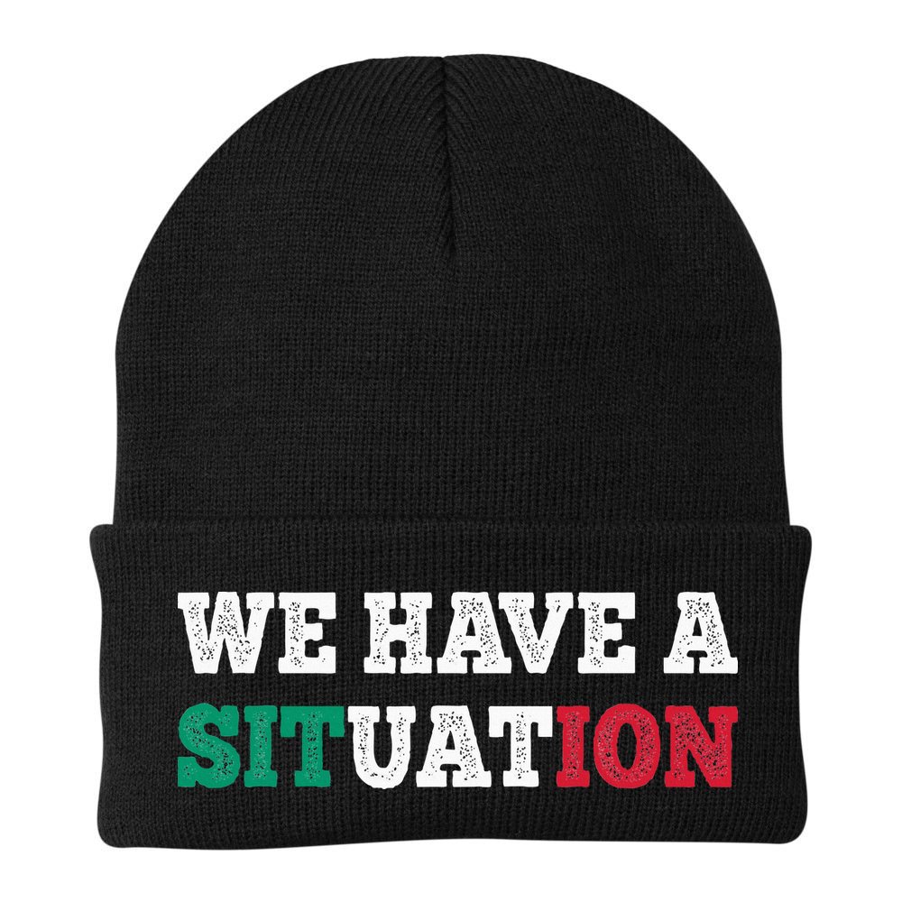 We Have A Situation New Jersey Garden Nj Shore Beanie