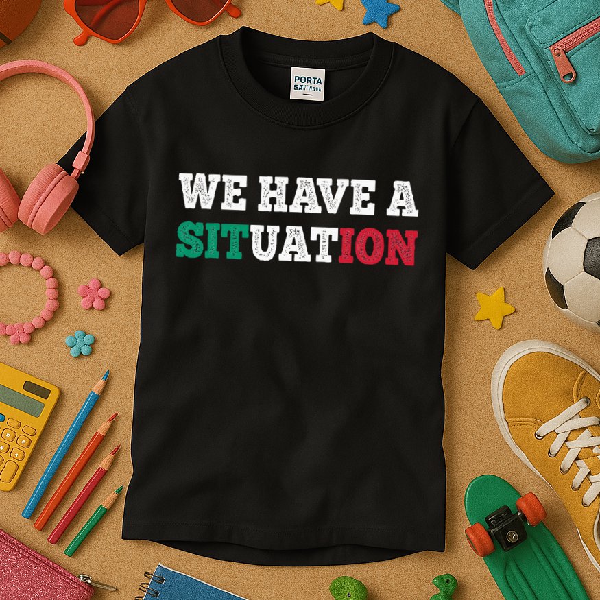 We Have A Situation New Jersey Garden Nj Shore Kids T-Shirt
