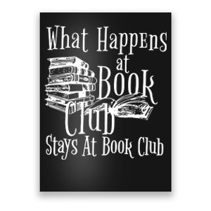 What Happens At Book Club Stays At Book Club Poster