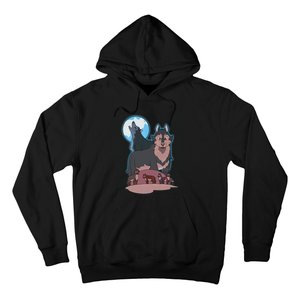 Wolves Howling At The Moon - Wolf Wolves Hunter Hoodie