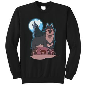 Wolves Howling At The Moon - Wolf Wolves Hunter Sweatshirt