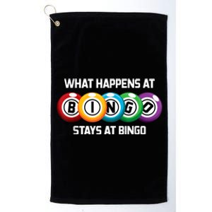 What Happens At Bingo Stays At Bingo Platinum Collection Golf Towel